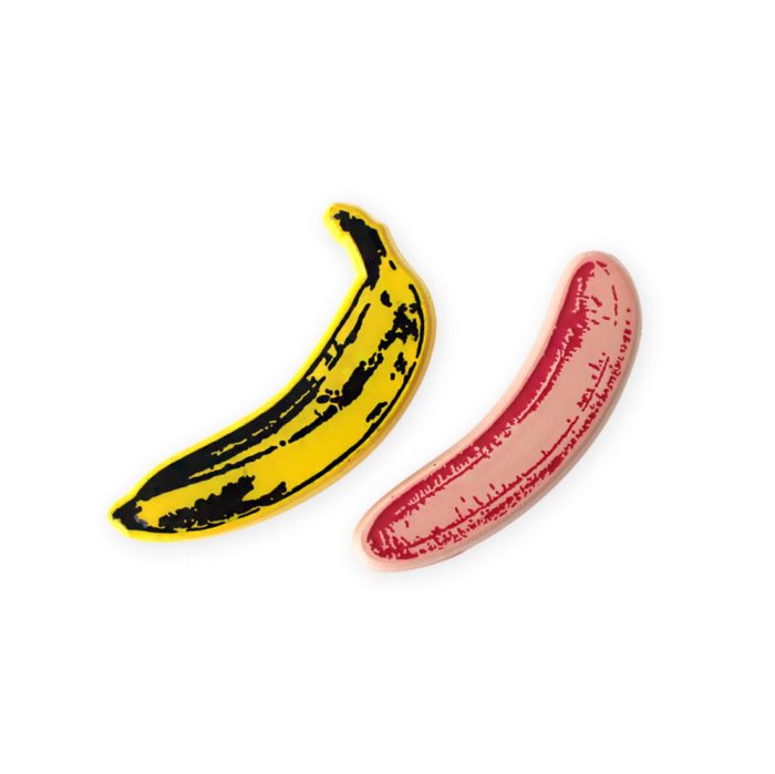 Andy Warhol Banana Pins – Set of 2