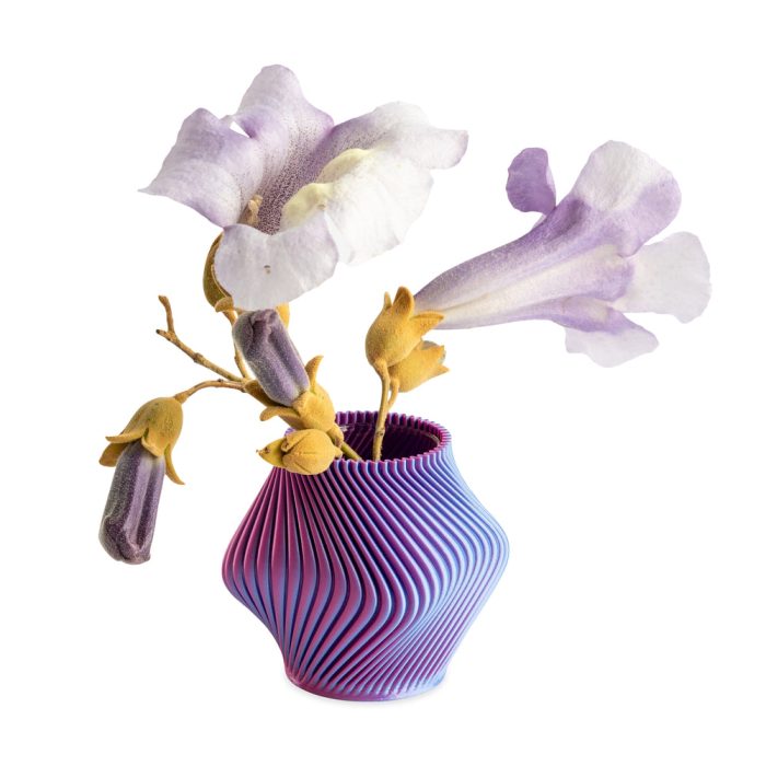 Bloz 3D-Printed Plant-Based PLA Mini Vase – Bubblegum