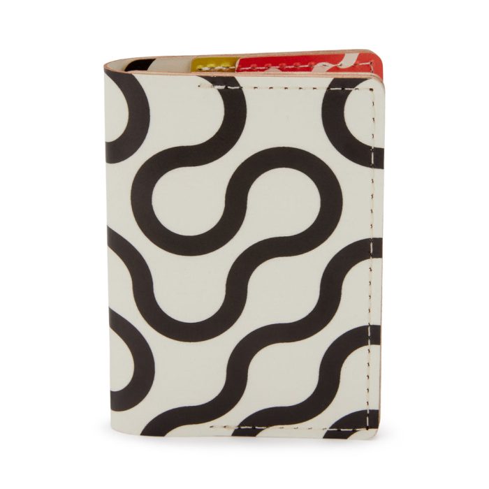 Dusen Dusen Recycled Leather Double Card Holder – Arc