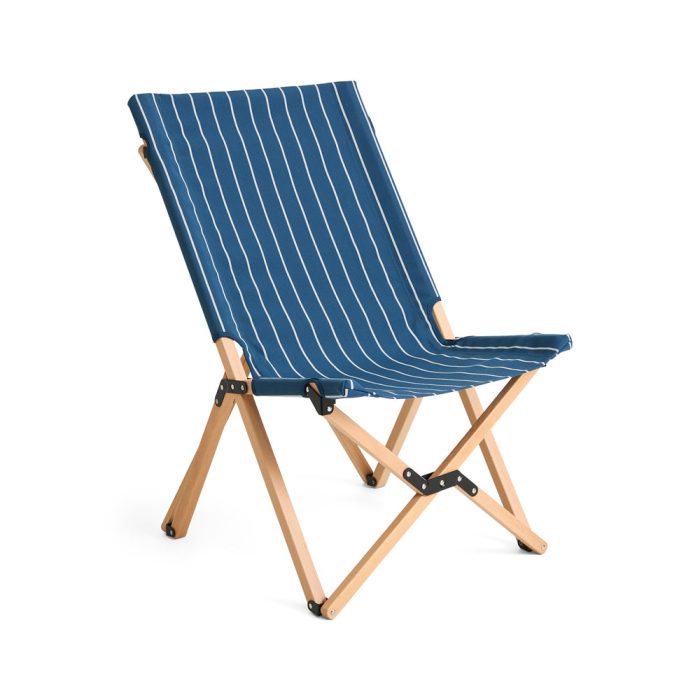 HAY Outdoor Market by Jasper Morrison Shop Folding Chair – Blue/ Beige