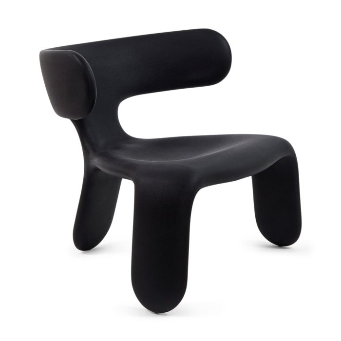Limbo Lounge Chair in Recycled Material – Black