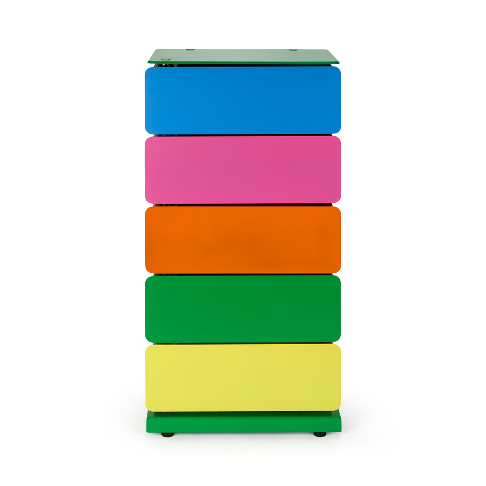 5-Drawer Pivot Cabinet – Neon