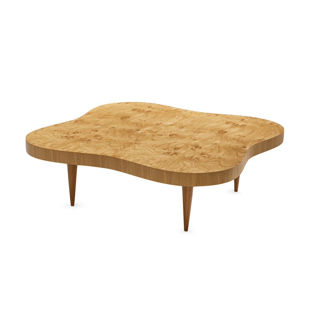 Paldao Coffee Table from Herman Miller – Oak Burl