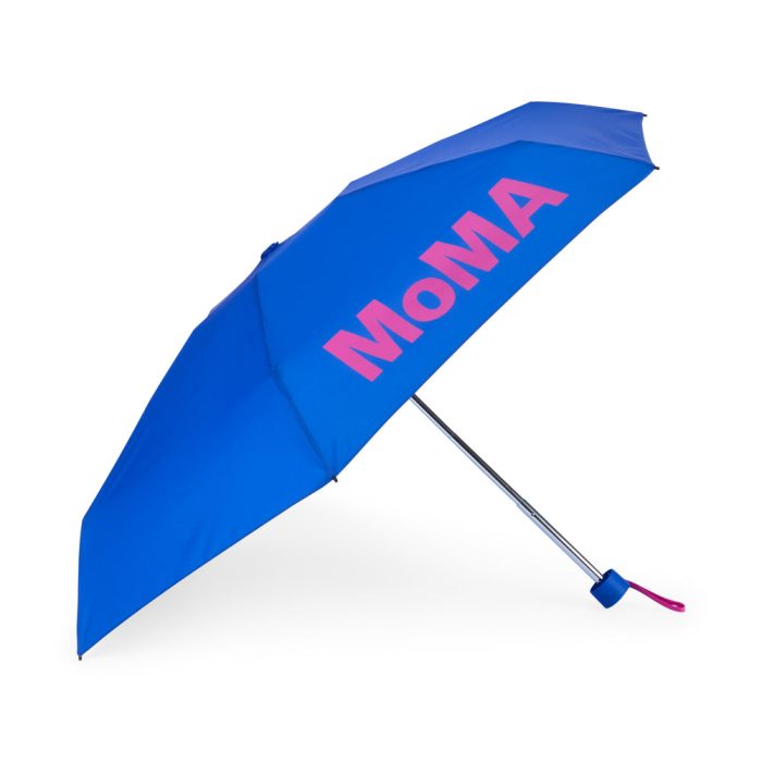 Colorful MoMA Umbrella – Navy/ Fuchsia