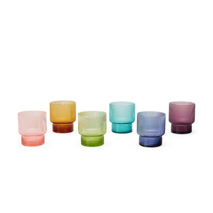 Todo Modo Stacking Glass Tumblers – Set of 6