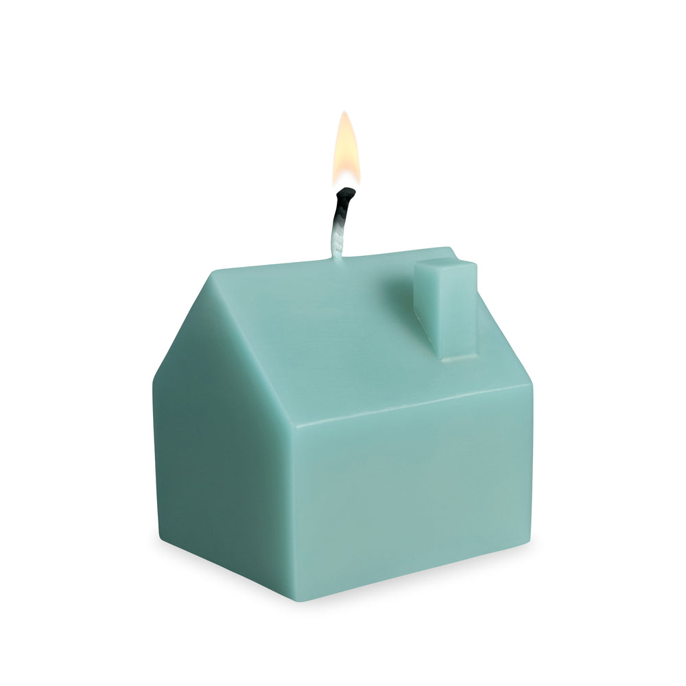 House Beeswax Candles – Robins Egg Blue