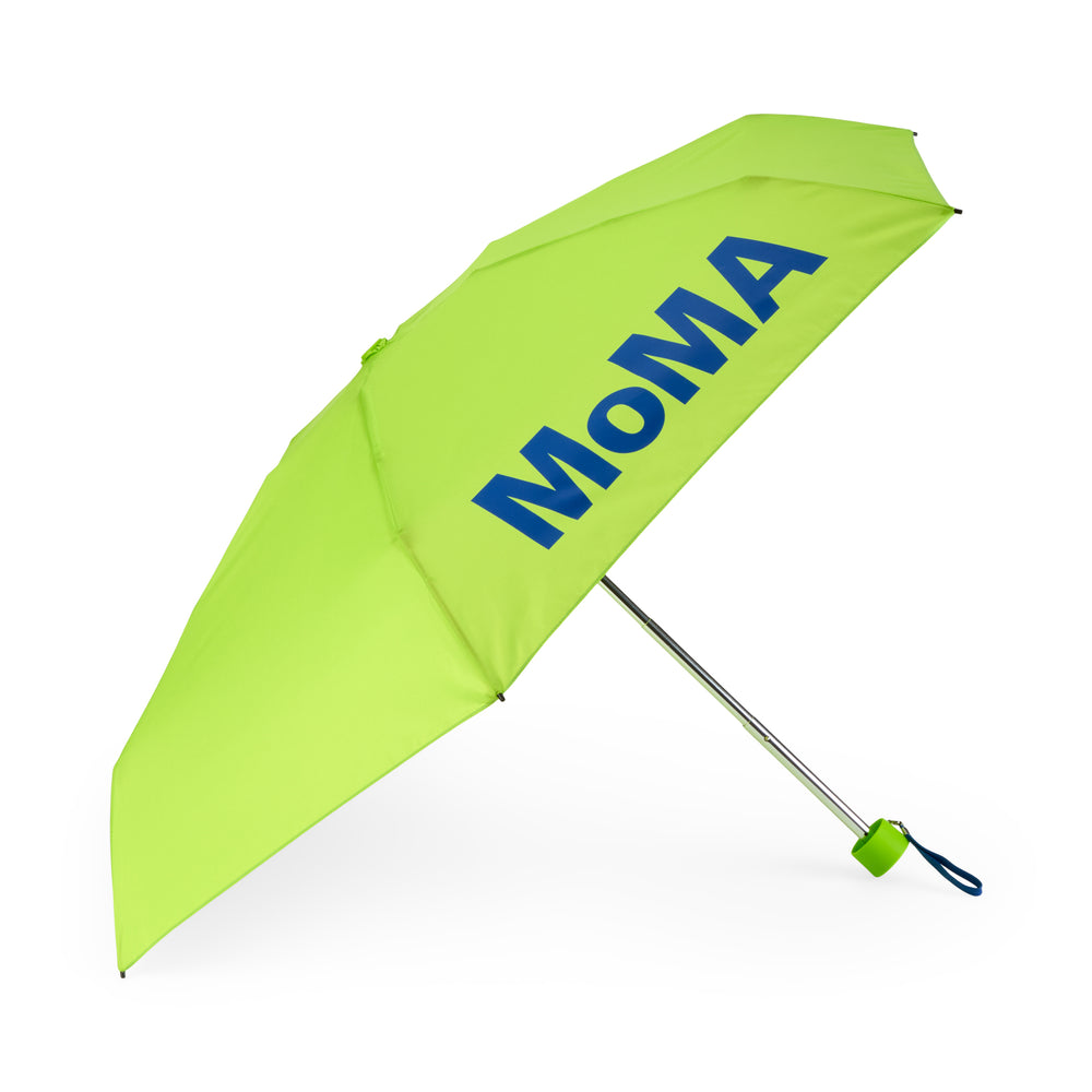 Colorful MoMA Umbrella – Green/ Navy