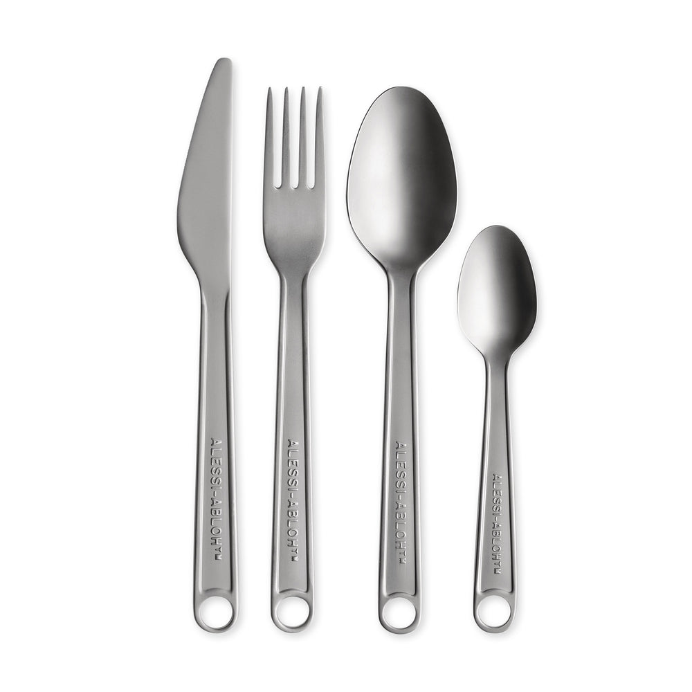 Virgil Abloh Conversational Objects Flatware from Alessi – Set of 4