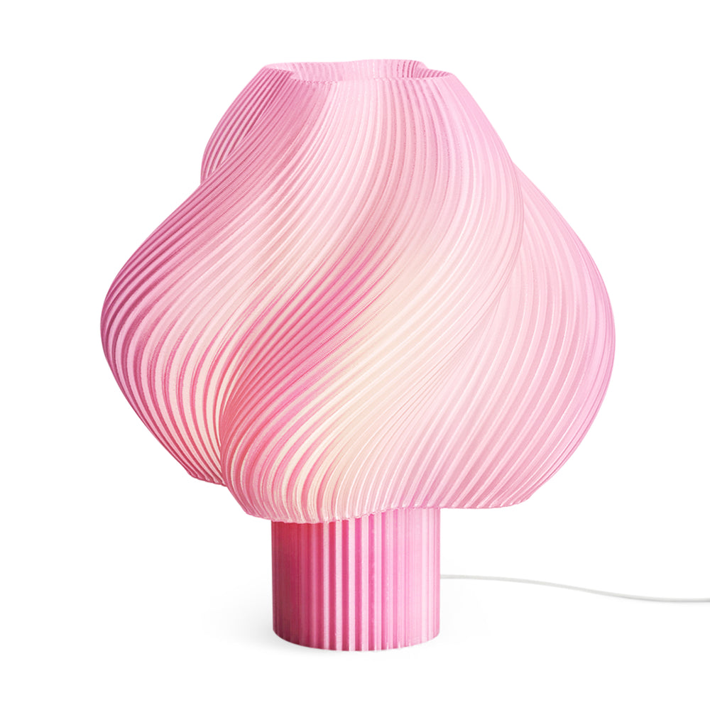 Soft Serve 3D-Printed Lamp – Rose Sorbet