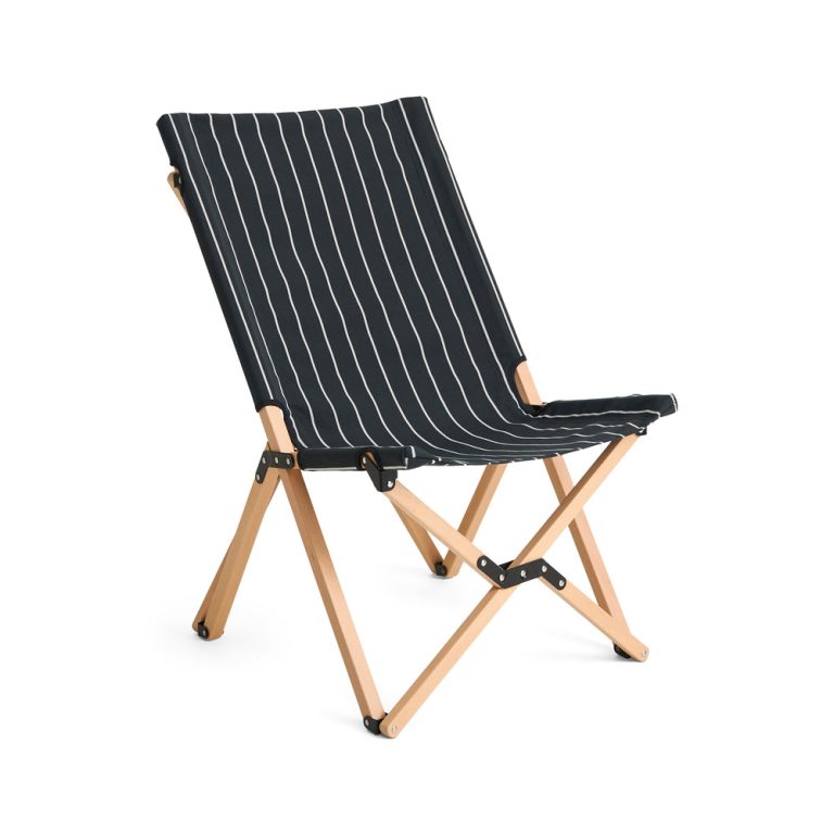 HAY Outdoor Market by Jasper Morrison Shop Folding Chair – Black/ Beige