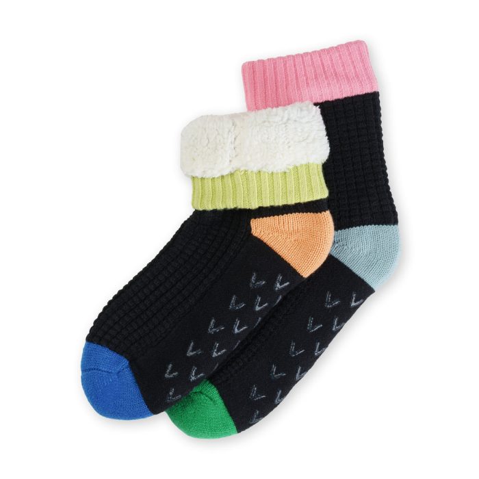 Verloop Knit House Socks – Spot Black