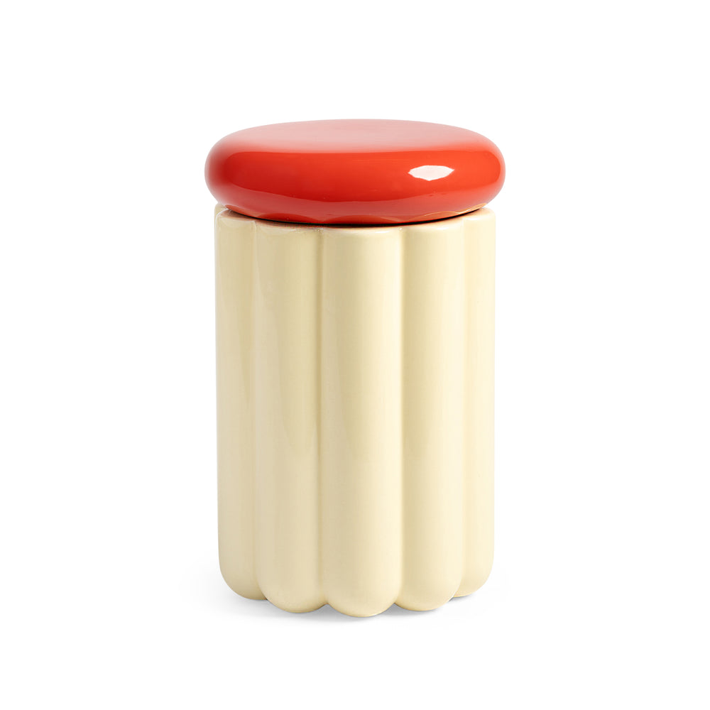 Charlo Storage Jar – Off White