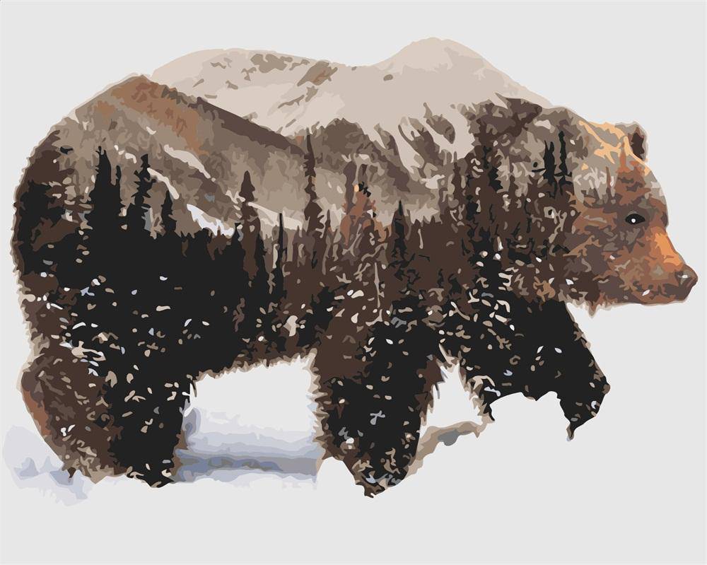 Forest Through A Bear