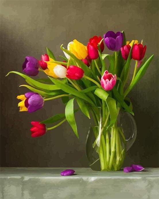 Multicolored Flowers