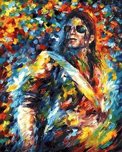Painted Michael Jackson