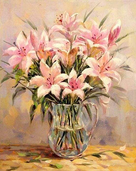 Pink lilies