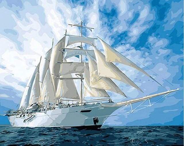 White Sailing Boat