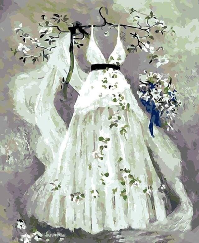 White Wedding dress